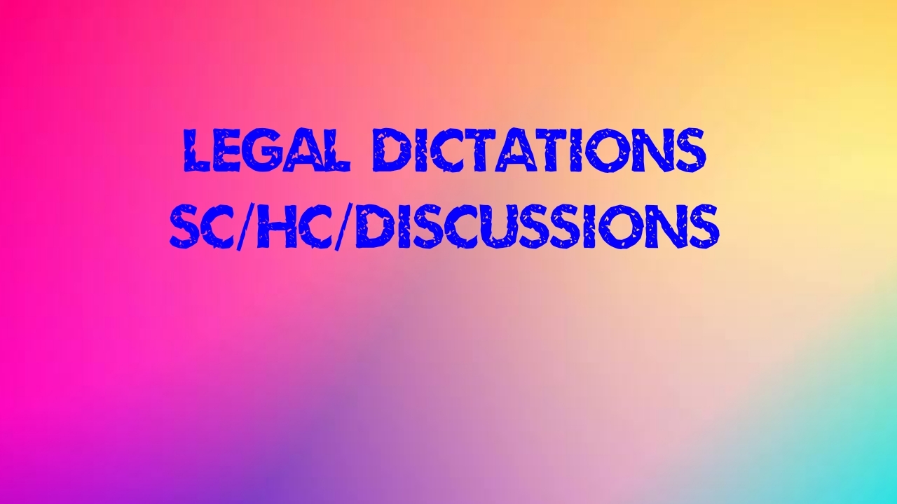 Legal Dictation